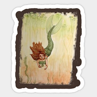 Swamp Mermaid Sticker